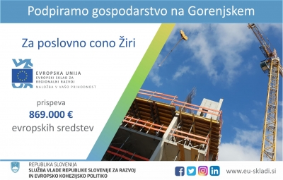 EVROPSKA SREDSTVA ZA POSLOVNO CONO ŽIRI