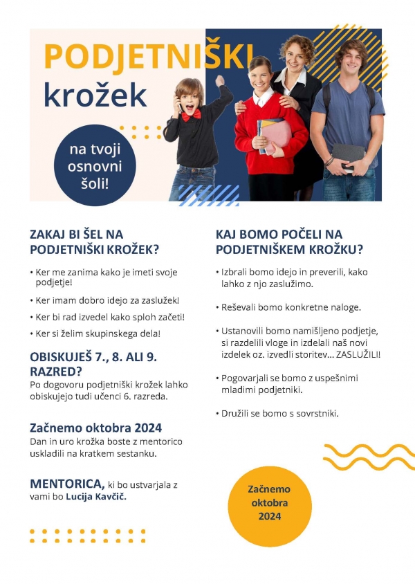 PODJETNI&Scaron;KI KROŽEK - O&Scaron; ŽIRI
