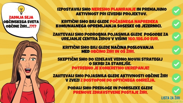 ZADNJA SEJA OBČINSKEGA SVETA