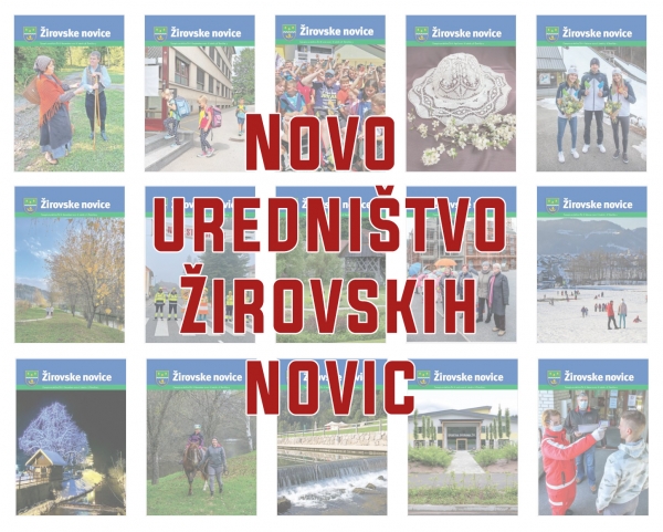 NOVO UREDNI&Scaron;TVO ŽIROVSKIH NOVIC