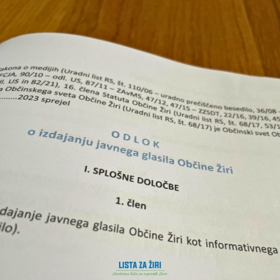 ŽIROVSKE NOVICE