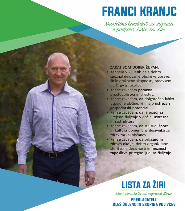 ZAKAJ BOM DOBER ŽUPAN